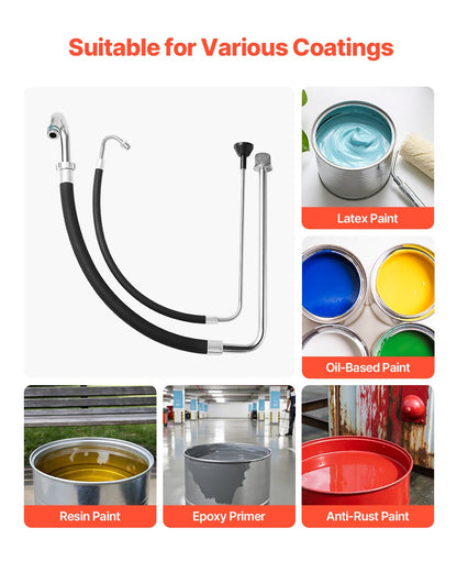 Suction Hose Tube and Reflux Line Sets Airless Paint Sprayers Tool Part - Image 6