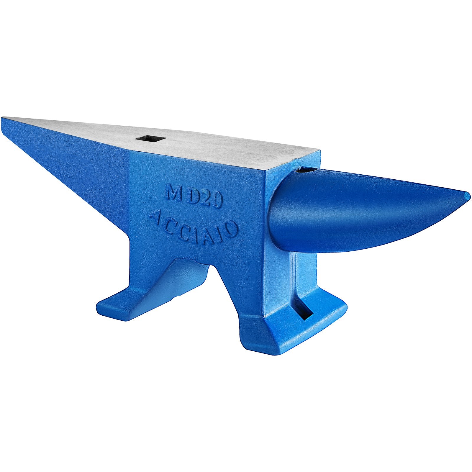 Single Horn Anvil 44Lbs Steel Anvil Blacksmith for Sale Forge Tools and Equipment Anvil Rugged Round and Square Hole Horn Anvil Blacksmith Jewelers Metalsmith Blacksmith Tool - Image 9
