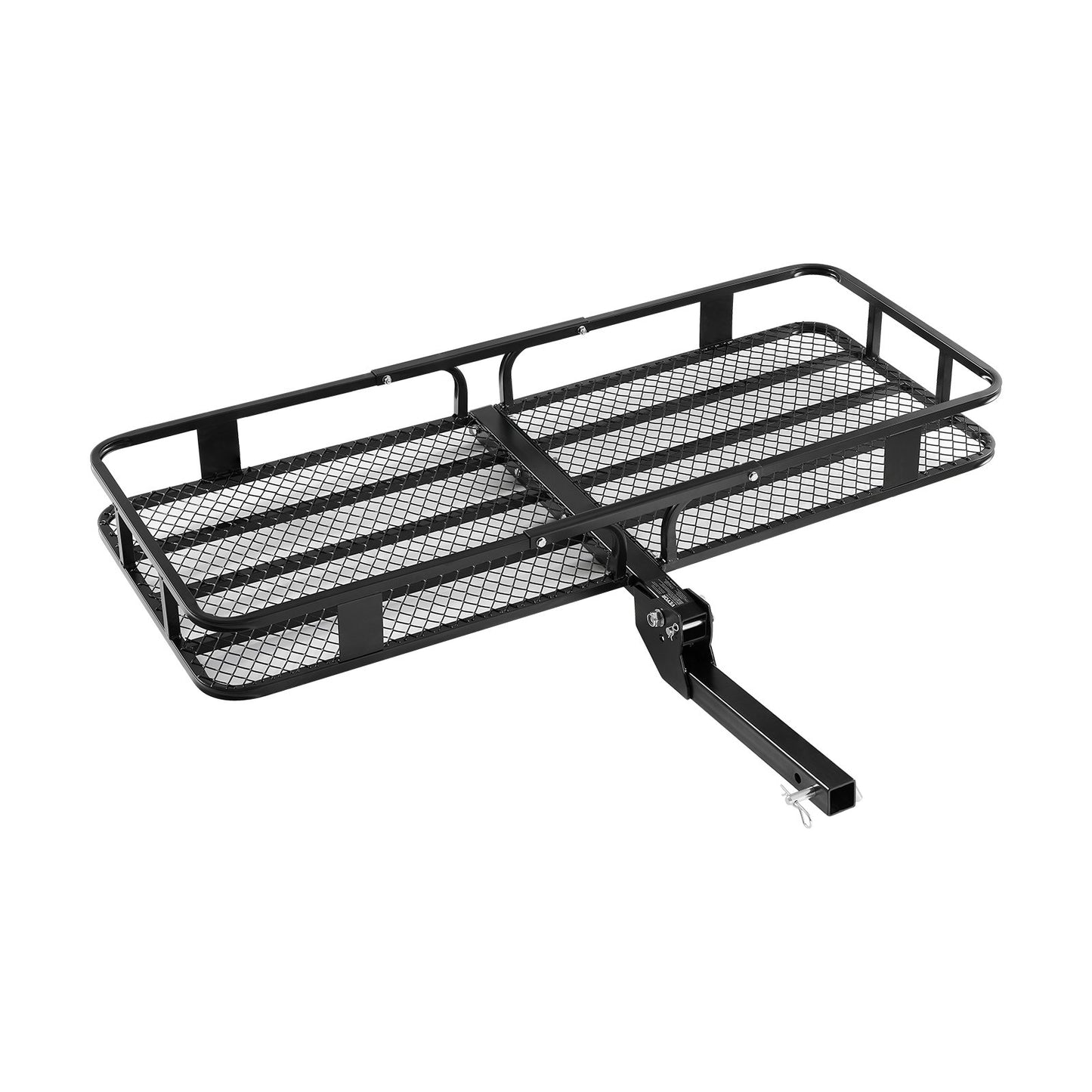 60" x 24" x 6", Hitch Cargo Carrier, 500 lbs Capacity Hitch Cargo Carrier with Cargo Net with Hook & Waterproof Cargo Bag, Folding Hitch Mount Cargo Carrier with Ratchet Straps, Fit for SUVs