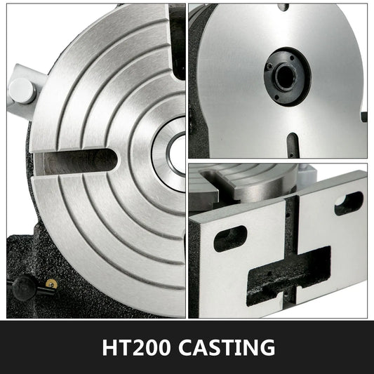 Rotary Table 8Inch Horizontal Vertical HV8 Precision 3MT Milling Drilling Machine Vernier Reading Milling Drilling Boring - Image 3