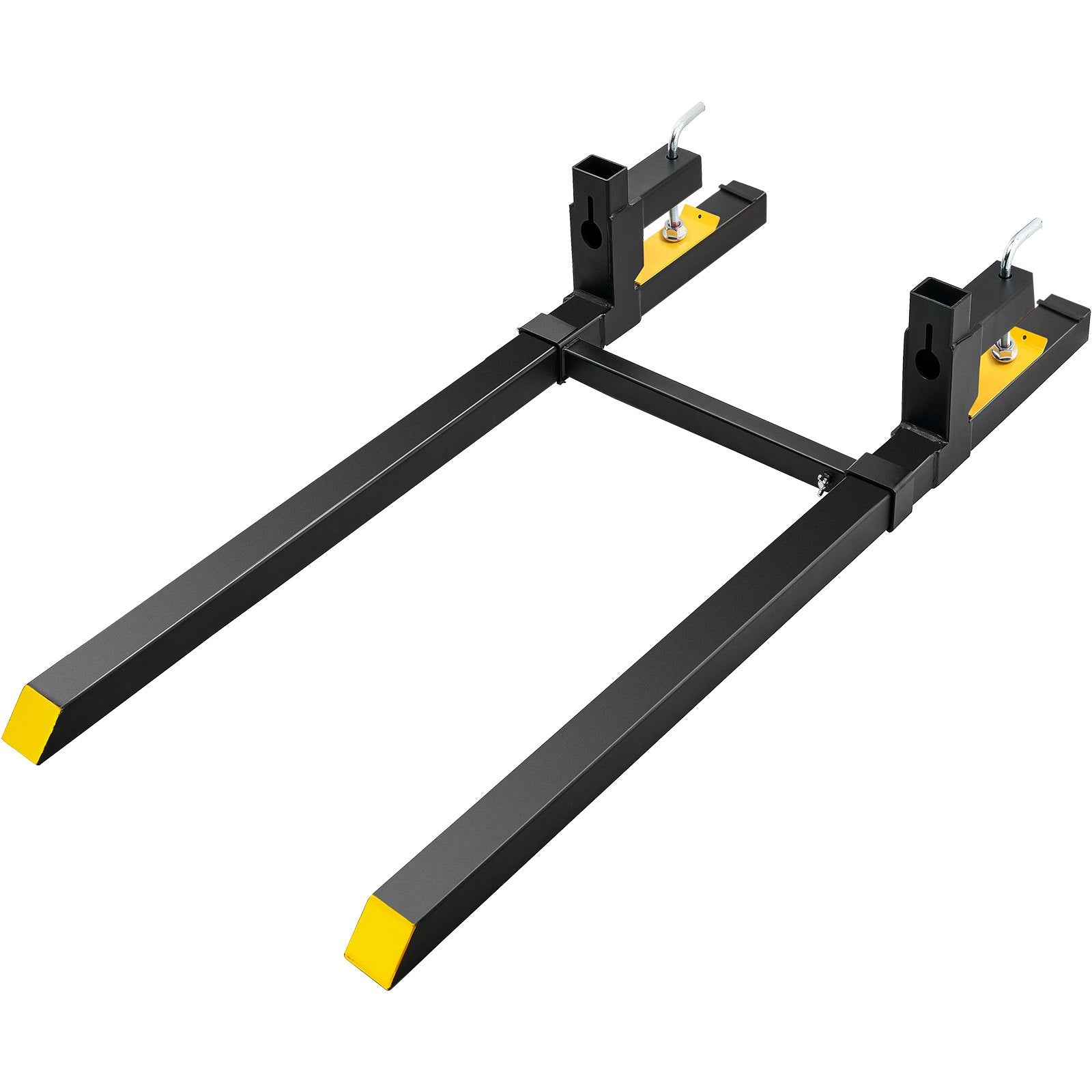 Pallet Forks, 907 kg Tractor Bucket Forks, 1490 mm Total Length Clamp on Pallet Forks with Adjustable Stabilizer bar, Heavy Duty Pallet Forks for Tractor Attachments, Skid Steer, Loader Bucket - Image 9