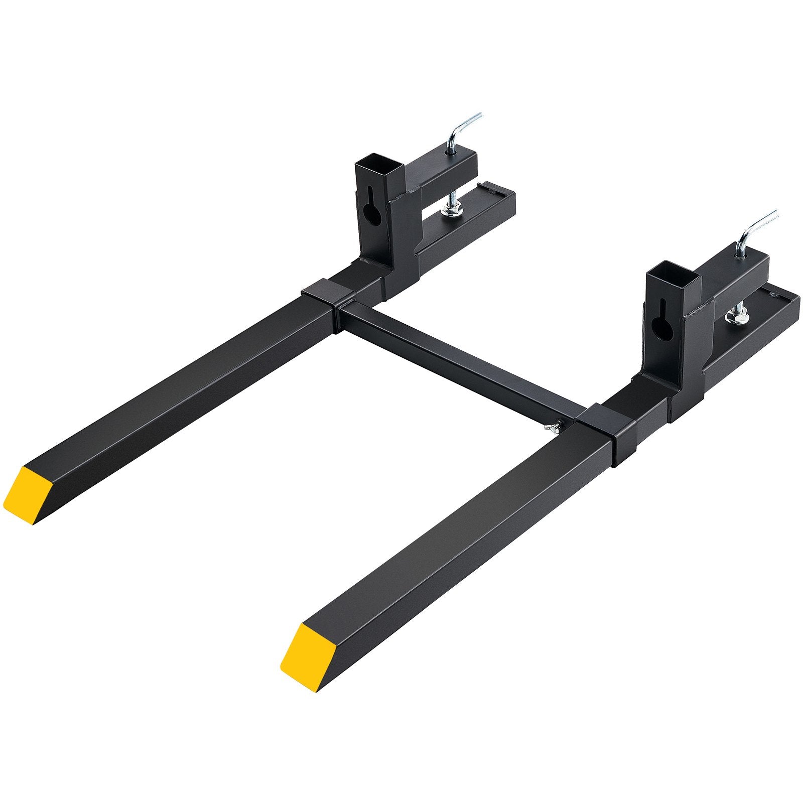 Pallet Forks, 907 kg Clamp on Pallet Forks, 1090 mm Total Length Tractor Bucket Forks with Adjustable Stabilizer bar, Heavy Duty Pallet Forks for Tractor Attachments, Skid Steer, Loader Bucket - Image 9