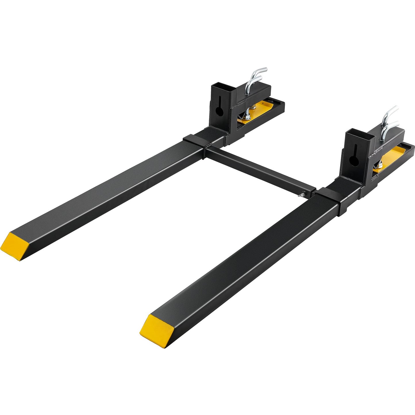 Pallet Forks, 907 kg Clamp on Pallet Forks, 1490 mm Total Length Heavy Duty Pallet Forks with Adjustable Stabilizer bar, Tractor Bucket Forks for Tractor Attachments, Skid Steer, Loader Bucket - Image 9