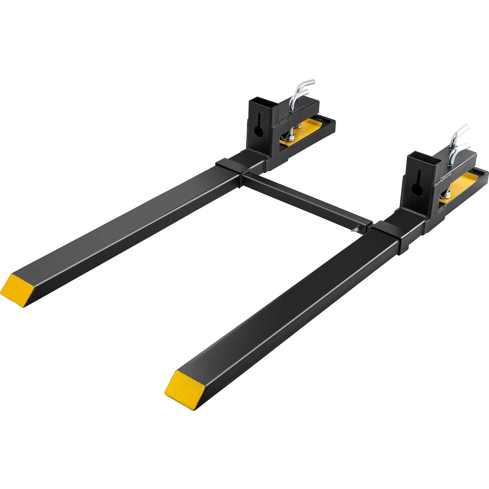 Pallet Forks, 907 kg Clamp on Pallet Forks, 1490 mm Total Length Heavy Duty Pallet Forks with Adjustable Stabilizer bar, Tractor Bucket Forks for Tractor Attachments, Skid Steer, Loader Bucket - Image 9