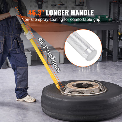 Tire Bead Breaker Slide Hammer, 117.5 cm Length Tire Slide Hammer, Heavy Duty Steel Tire Changing Tool, Tire Breaker Bar for Car Truck Trailer Tire Removal - Image 4