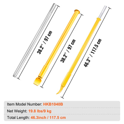 Tire Bead Breaker Slide Hammer, 117.5 cm Length Tire Slide Hammer, Heavy Duty Steel Tire Changing Tool, Tire Breaker Bar for Car Truck Trailer Tire Removal - Image 7