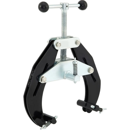 Pipe Clamp, 2 to 6 in, High Strength Ultra Clamp with Quick Acting Screws, Steel Pipe Alignment Tool with Lightweight Design, Black