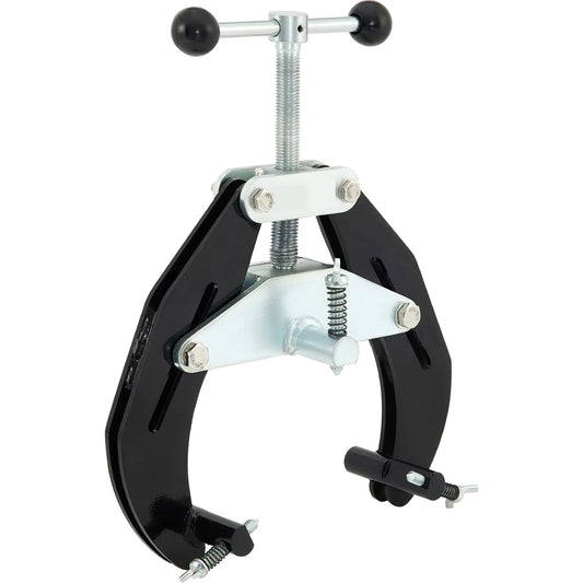 Pipe Clamp, 2 to 6 in, High Strength Ultra Clamp with Quick Acting Screws, Steel Pipe Alignment Tool with Lightweight Design, Black
