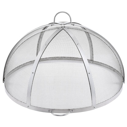 Firepit Spark Screen Lid, 40" Diameter, Outdoor Firepit Ring Cover Round Accessories, Fire Pit Metal Cover, Easy-Opening Stainless Steel Fire Ring Covers for Outdoor Patio Fire Pits Backyard - Image 9