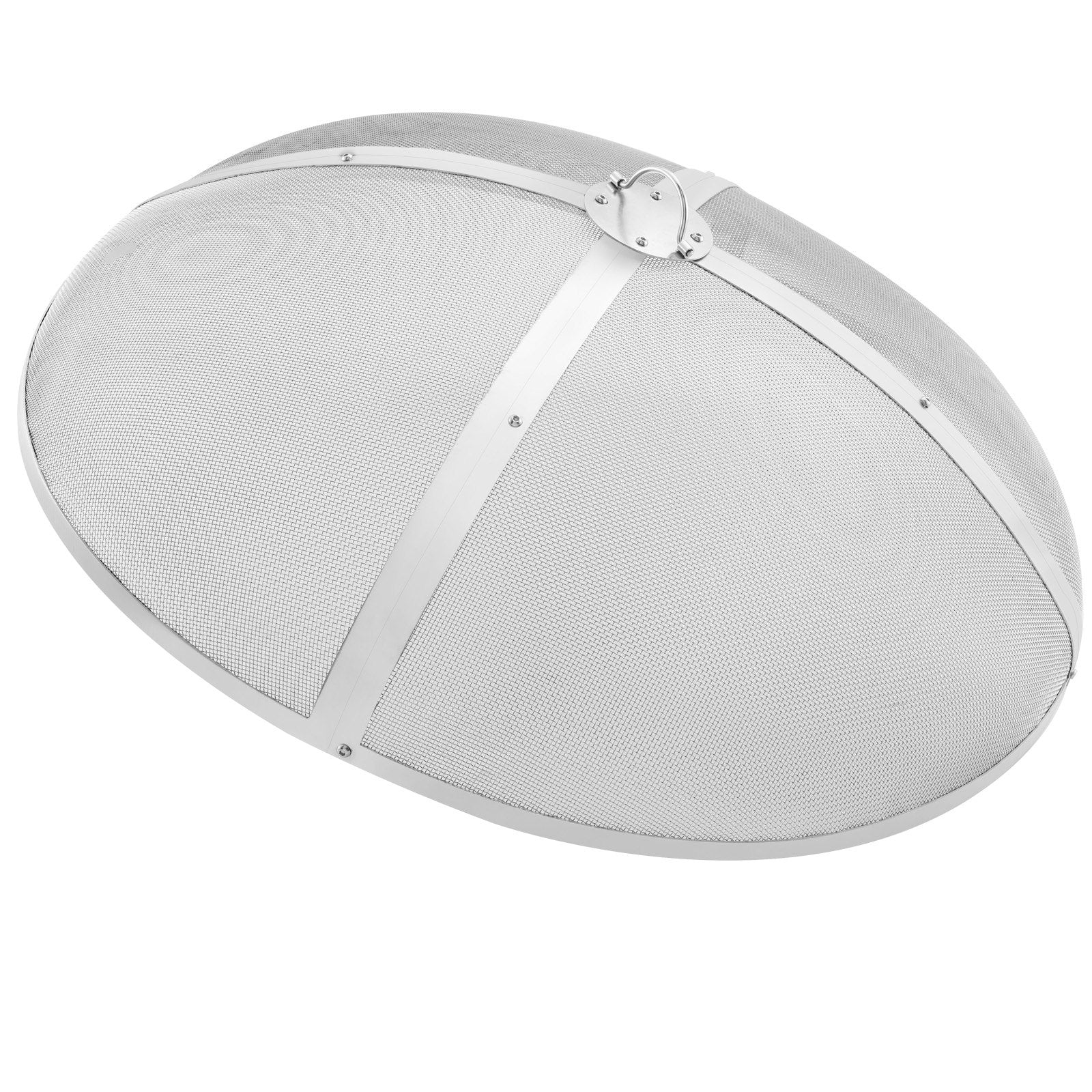 Fire Pit Spark Screen Round 36", Reinforced Heavy Duty Steel Metal Cover, Outdoor Firepit Lid, Easy-Opening Top Screen Covers Round with Ring Handle for Outdoor Patio Fire Pits Backyard - Image 9