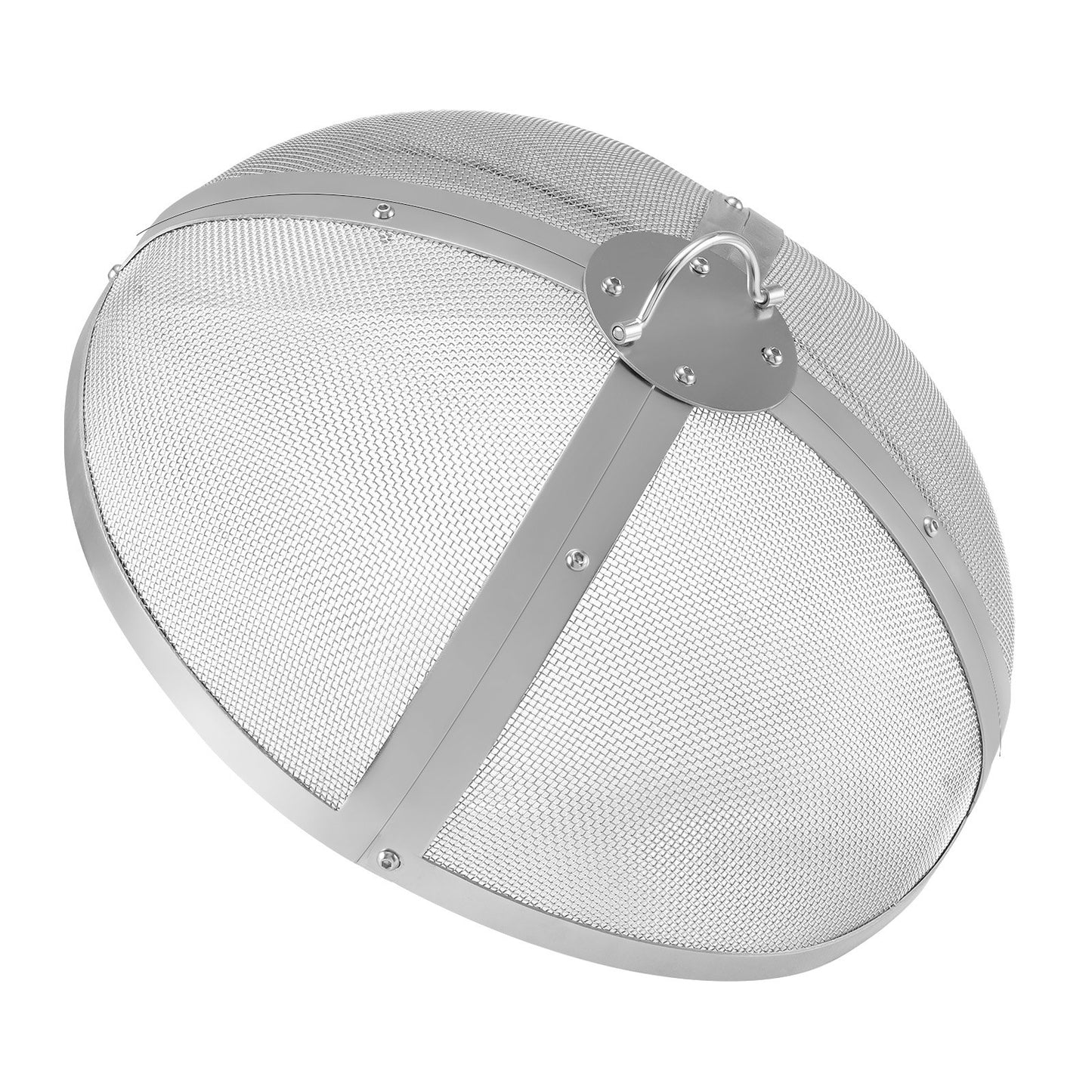 Fire Pit Spark Screen Round 20", Reinforced Heavy Duty Steel Metal Cover, Outdoor Firepit Lid, Easy-Opening Top Screen Covers Round with Ring Handle for Outdoor Patio Fire Pits Backyard - Image 9