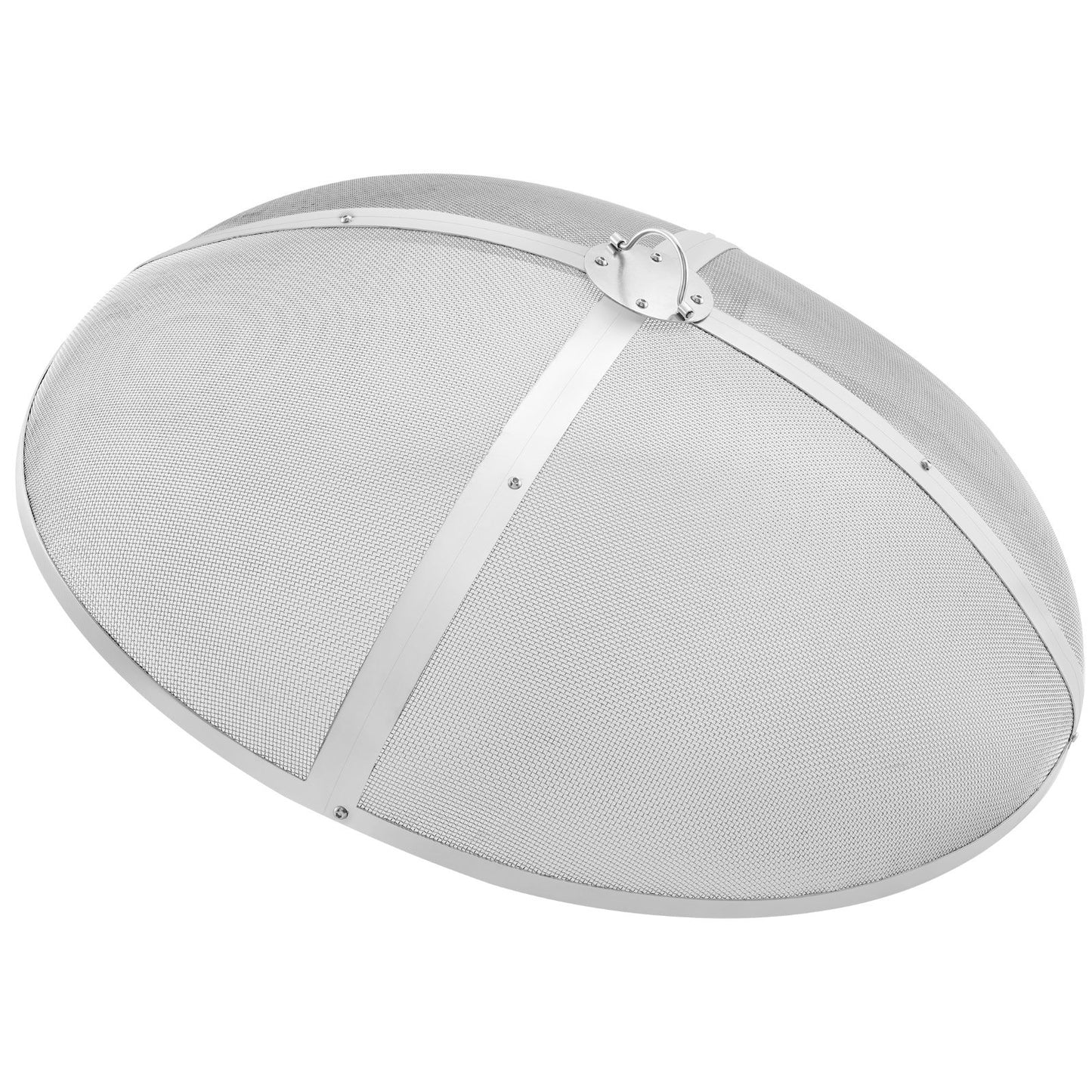 Fire Pit Spark Screen Round 40", Reinforced Heavy Duty Steel Metal Cover, Outdoor Firepit Lid, Easy-Opening Top Screen Covers Round with Ring Handle for Outdoor Patio Fire Pits Backyard - Image 9