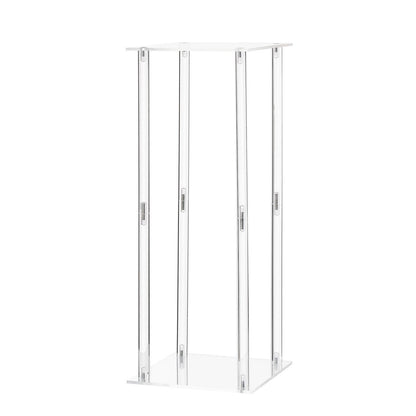 Wedding Flower Stand, 10PCS 50cm Column Flower Stand, Floral Stands with Acrylic Laminate, Cylindrical Cubic Floral Display Rack for Wedding, Party, Birthday, Home, Centerpiece Stands