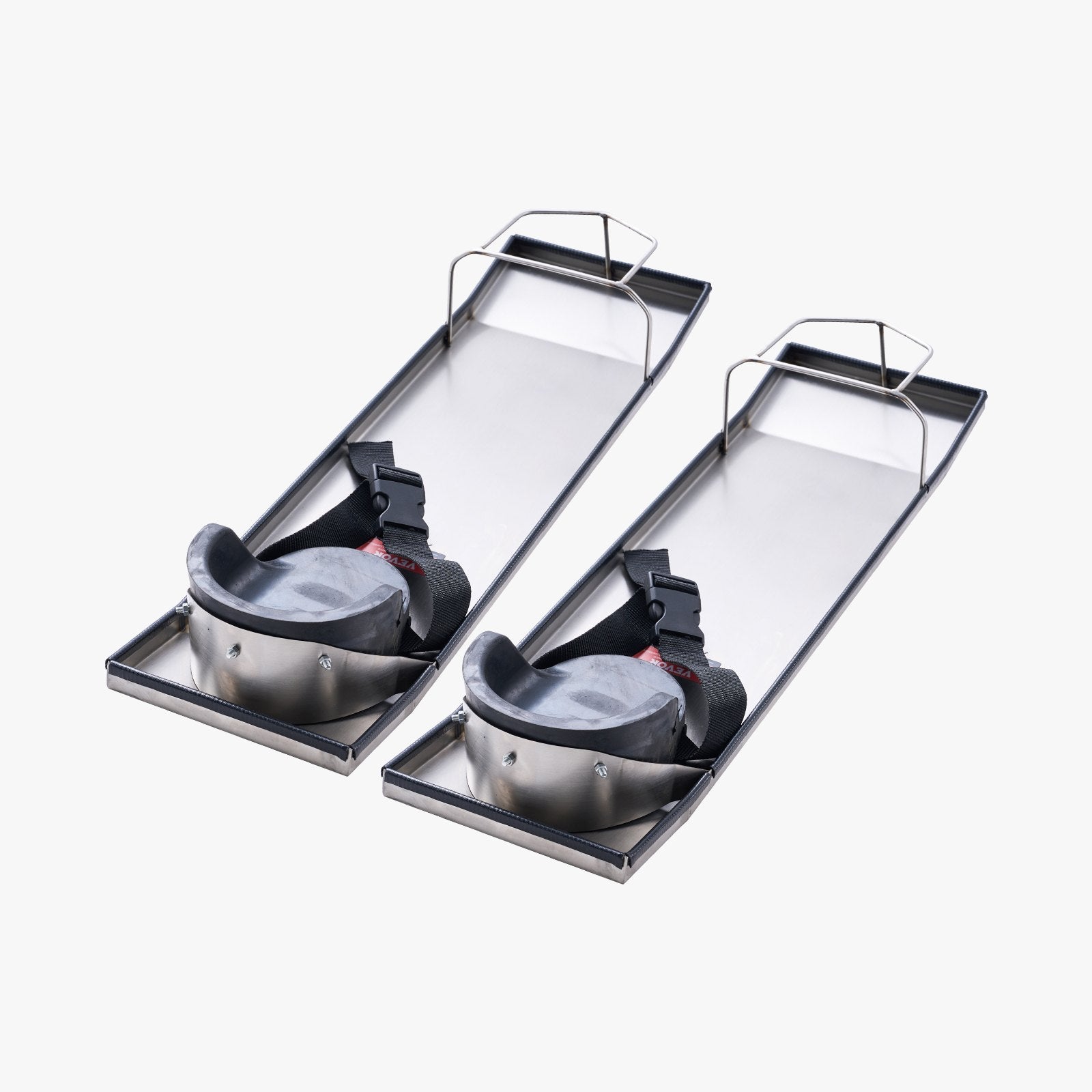Concrete Knee Boards Stainless Steel, 30'' x 8'' Concrete Sliders, Knee Boards For Concrete, Concrete Knee Pads Moving Sliders, with Knee Pads & Board Straps for Cement and Concrete Finishing - Image 9