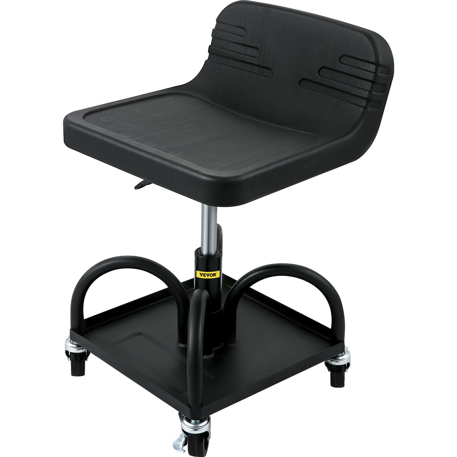 Rolling Garage Stool 300LBS Adjustable Mechanic Work Shop Seat w/Casters