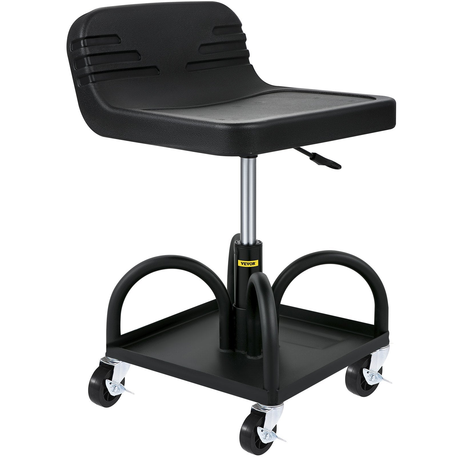 Rolling Garage Stool 300LBS Adjustable Mechanic Work Shop Seat w/Casters - Image 9