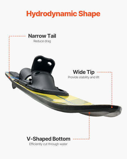 150 cm Water Skis Combo Adults Water Skis with X-7 Adjustable Bindings - Image 5