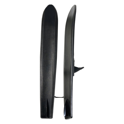 Water Skis 116.8 cm / 46 inch, Water Ski Trainers with X-7 Adjustable Bindings, Double-Handle Rope & Removable Stabilizing Bar, Training Waterskis Combo for Youth Up to 136 kg