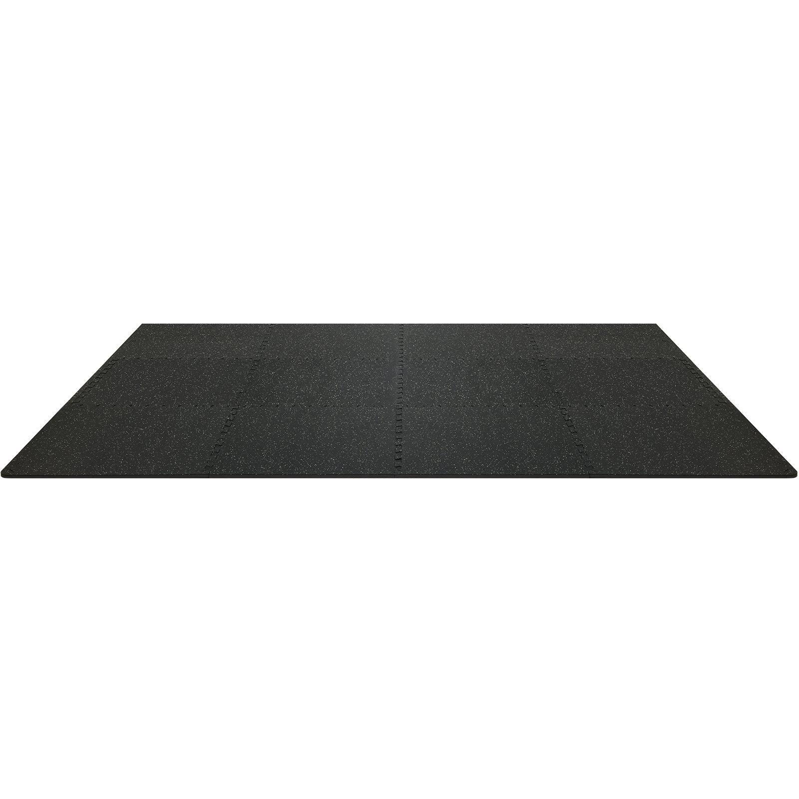 12 PCS 14 mm Thick Gym Floor Mats, 24" x 24" EVA Foam & Rubber Top Interlocking Workout Floor Mats with 4.5 m² Coverage, Waterproof Exercise Puzzle Flooring for Gym, Home, Garage, Basemen - Image 9