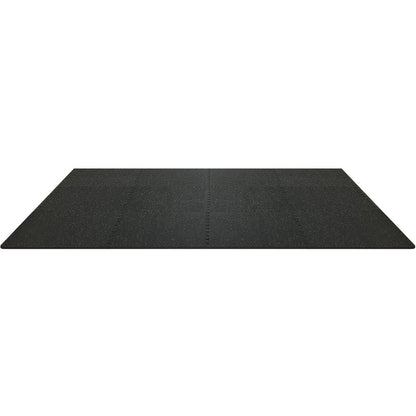 12 PCS 14 mm Thick Gym Floor Mats, 24" x 24" EVA Foam & Rubber Top Interlocking Workout Floor Mats with 4.5 m² Coverage, Waterproof Exercise Puzzle Flooring for Gym, Home, Garage, Basemen - Image 9