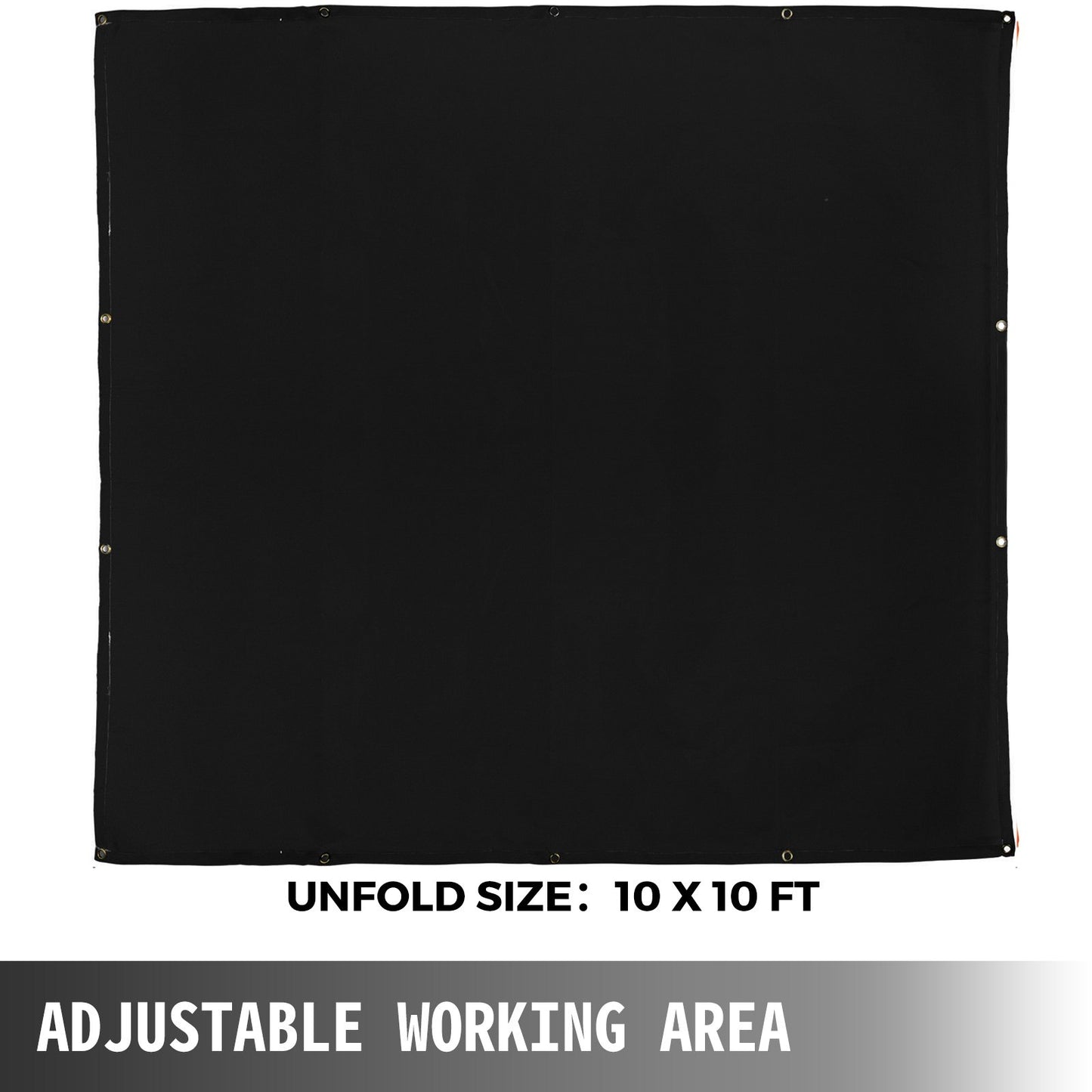 10 x 10 Ft Welding Blanket Black Fiberglass Blanket Portable Fiberglass Fire Retardant Blanket Welding Mat Welding Fireproof Thermal Resistant Insulation With Carry Bag - Image 4