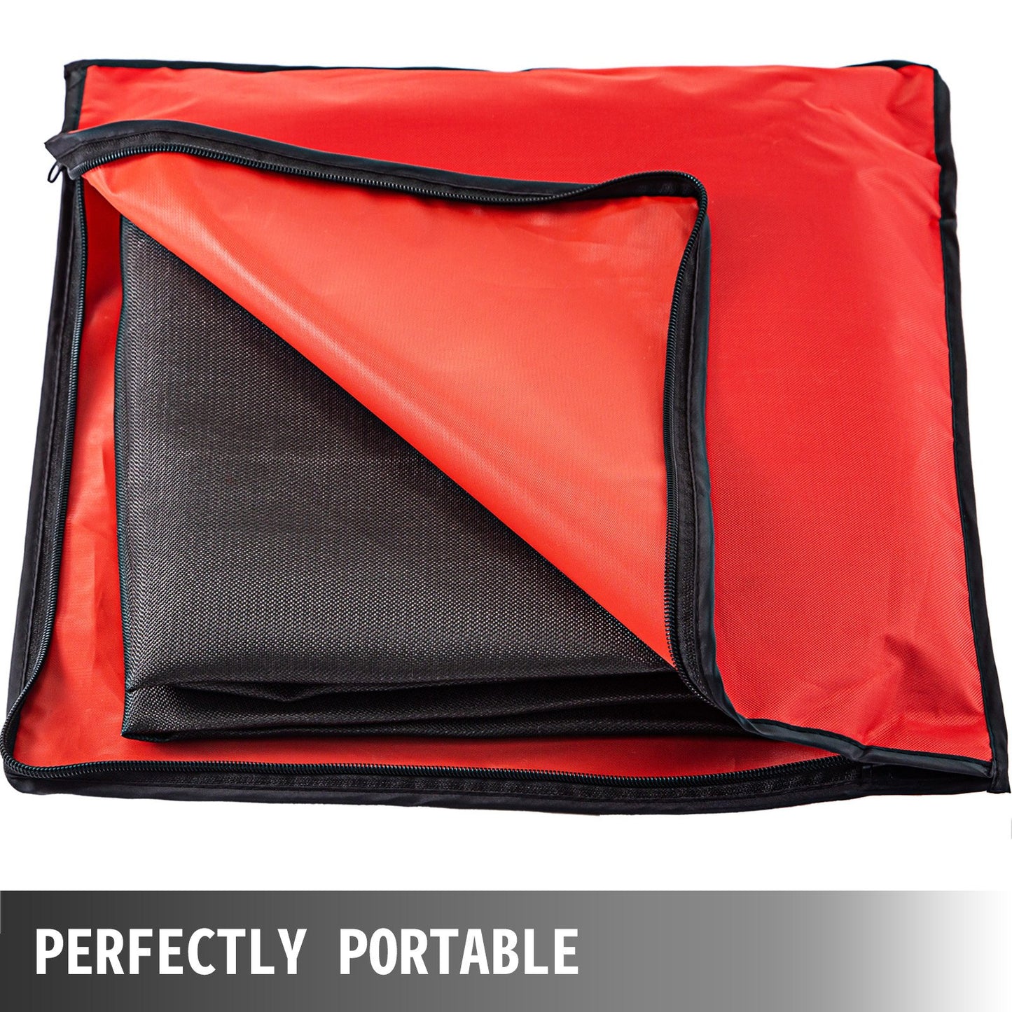 10 x 10 Ft Welding Blanket Black Fiberglass Blanket Portable Fiberglass Fire Retardant Blanket Welding Mat Welding Fireproof Thermal Resistant Insulation With Carry Bag - Image 6
