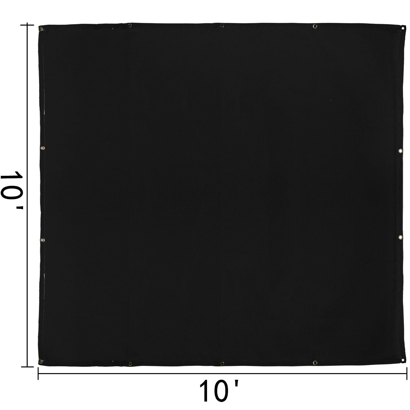 10 x 10 Ft Welding Blanket Black Fiberglass Blanket Portable Fiberglass Fire Retardant Blanket Welding Mat Welding Fireproof Thermal Resistant Insulation With Carry Bag - Image 8