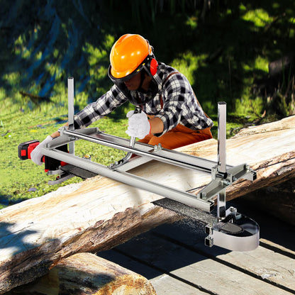 Portable Chainsaw Mill 14"-36" Guide Bar 0.2"-11.81" Cutting Thickness - Image 8
