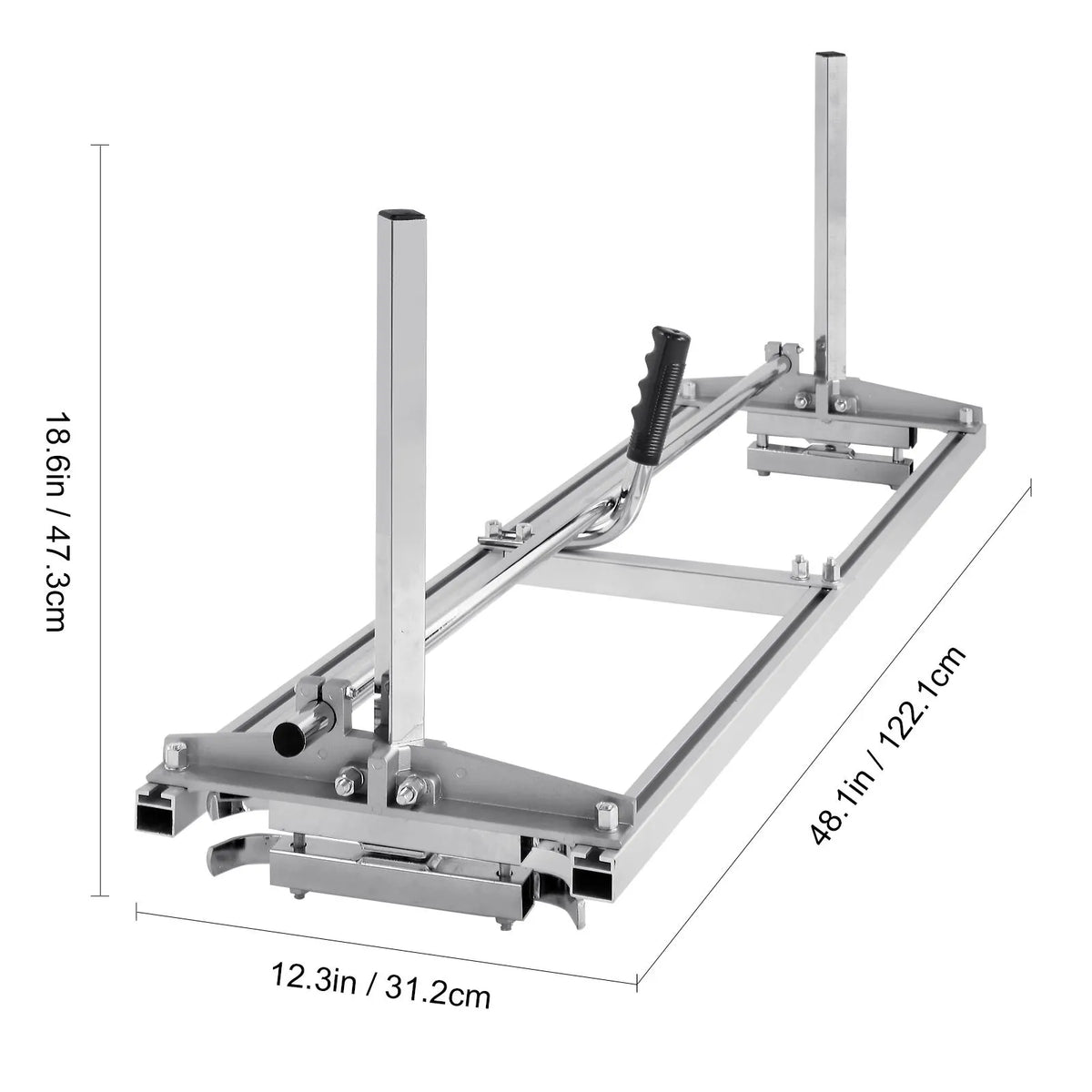 Chainsaw Mill, Portable Sawmill 14"-48" Guide Bar, Galvanized Steel Chainsaw Planking Mill with 0.2"-11.81" Cutting Thickness, Wood Lumber Cross Cutting Saw Mill for Builders and Woodworkers - Image 8