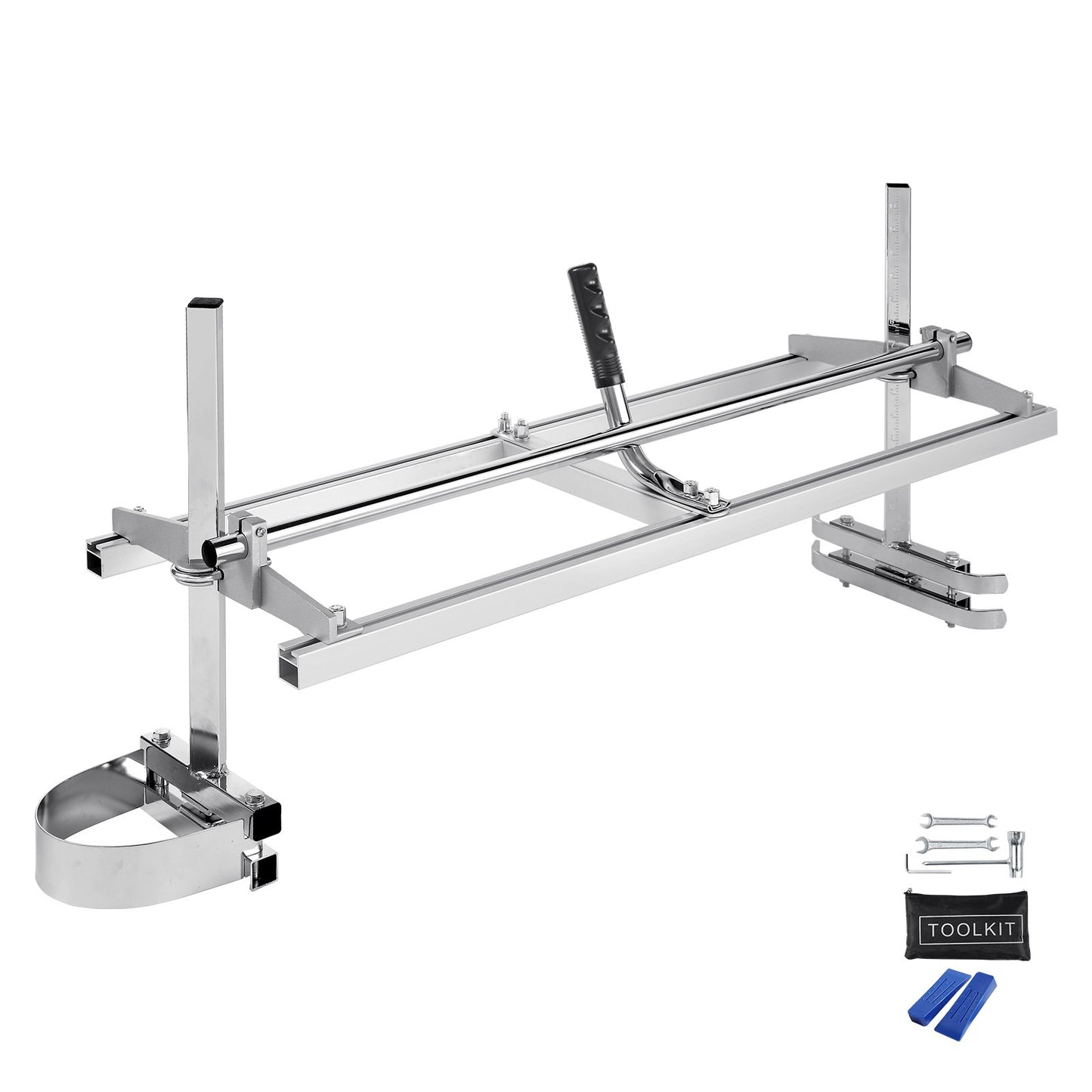 Chainsaw Mill, Portable Sawmill 14"-48" Guide Bar, Galvanized Steel Chainsaw Planking Mill with 0.2"-11.81" Cutting Thickness, Wood Lumber Cross Cutting Saw Mill for Builders and Woodworkers - Image 9