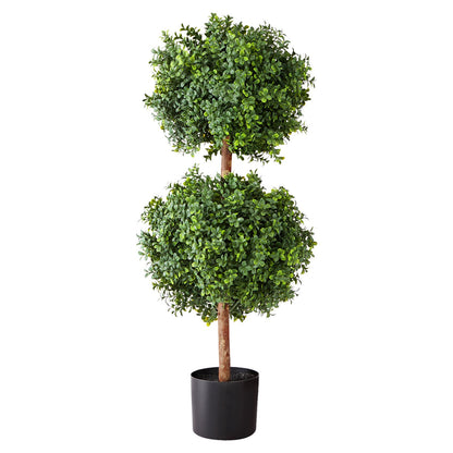 Artificial Topiary Boxwood Double Ball, 2 Set 914mm Faux Boxwood Plant Balls, Fake Silk Tree Look Real, Easy Assembly for Decor Front Porch Outdoor Patio Garden Balcony Backyard Indoor - Image 9