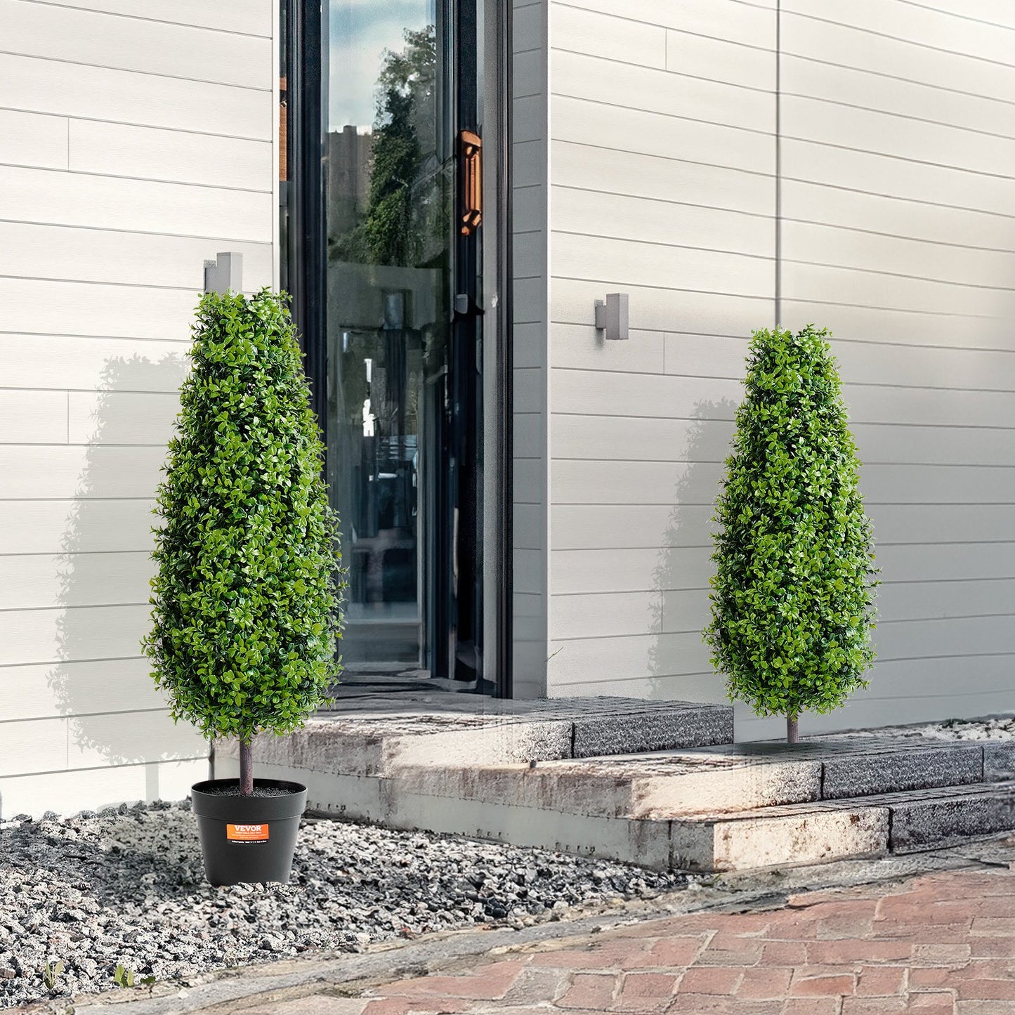 2 Pack 91.4cm Artificial Boxwood Topiary Tree Faux Plant UV Decor In/Outdoor - Image 8