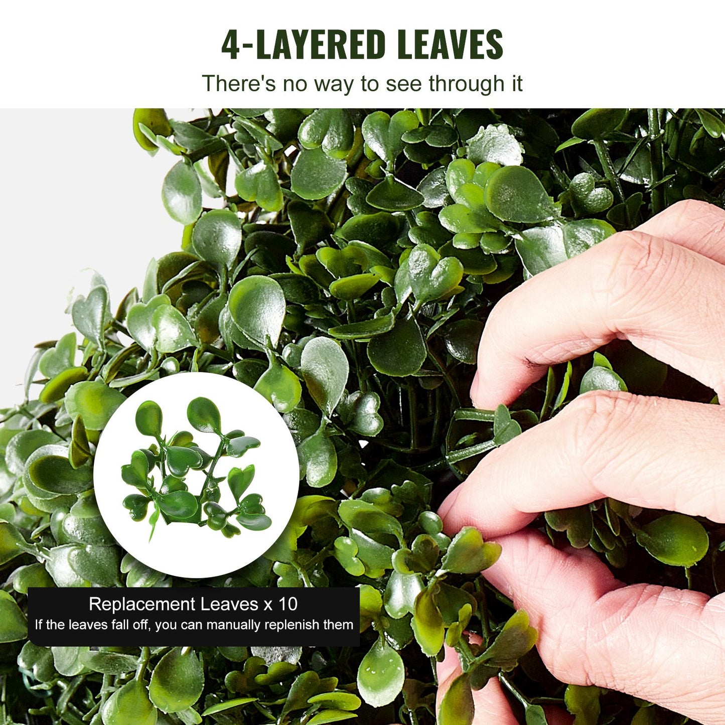2 Pack 152.4cm Artificial Boxwood Topiary Tree Faux Plant UV Decor In/Outdoor - Image 4