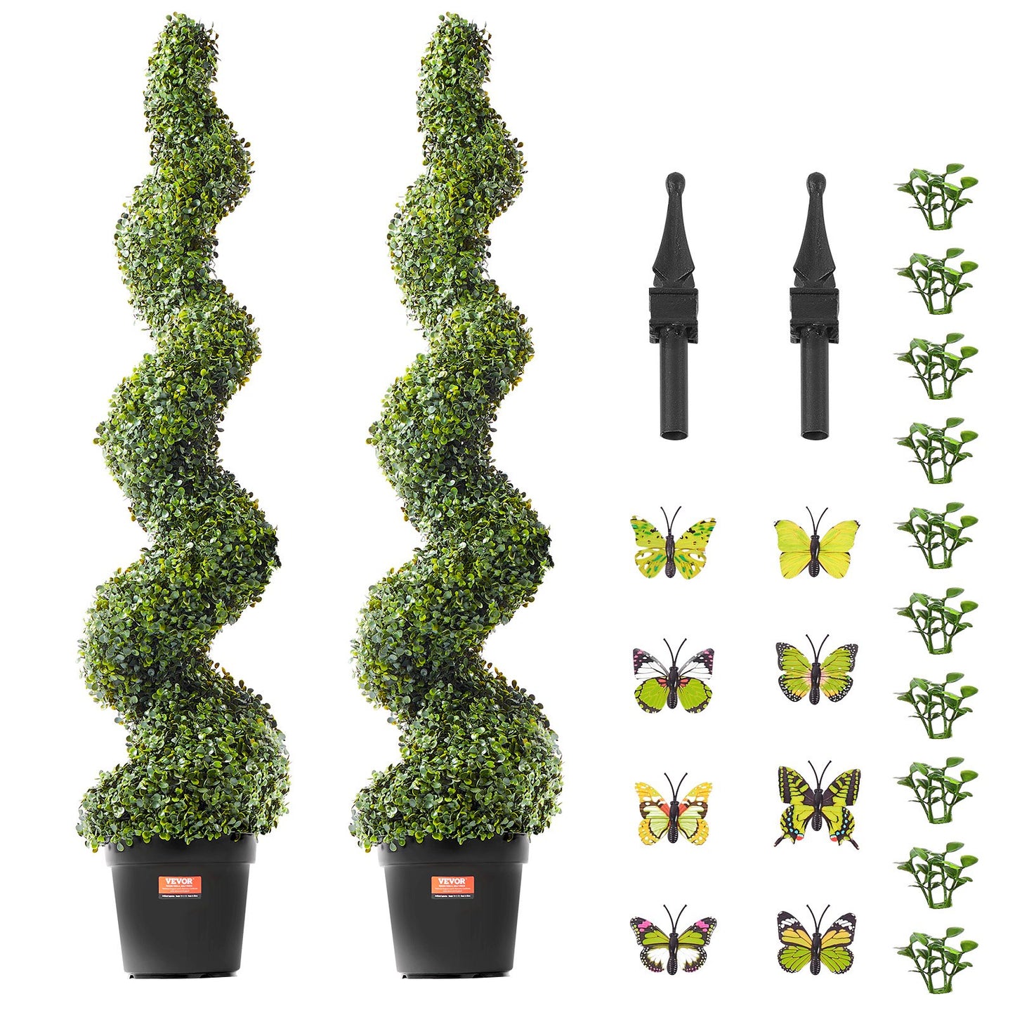 2 Pack 152.4cm Artificial Boxwood Topiary Tree Faux Plant UV Decor In/Outdoor - Image 9