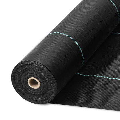 Weed Barrier Landscape Fabric, 3*300FT Heavy Duty Garden Weed Fabric, Woven PP Weed Control Fabric, Driveway Fabric, Geotextile Fabric for Landscaping, Ground Cover, Weed Blocker Weed Mat, Black - Image 9