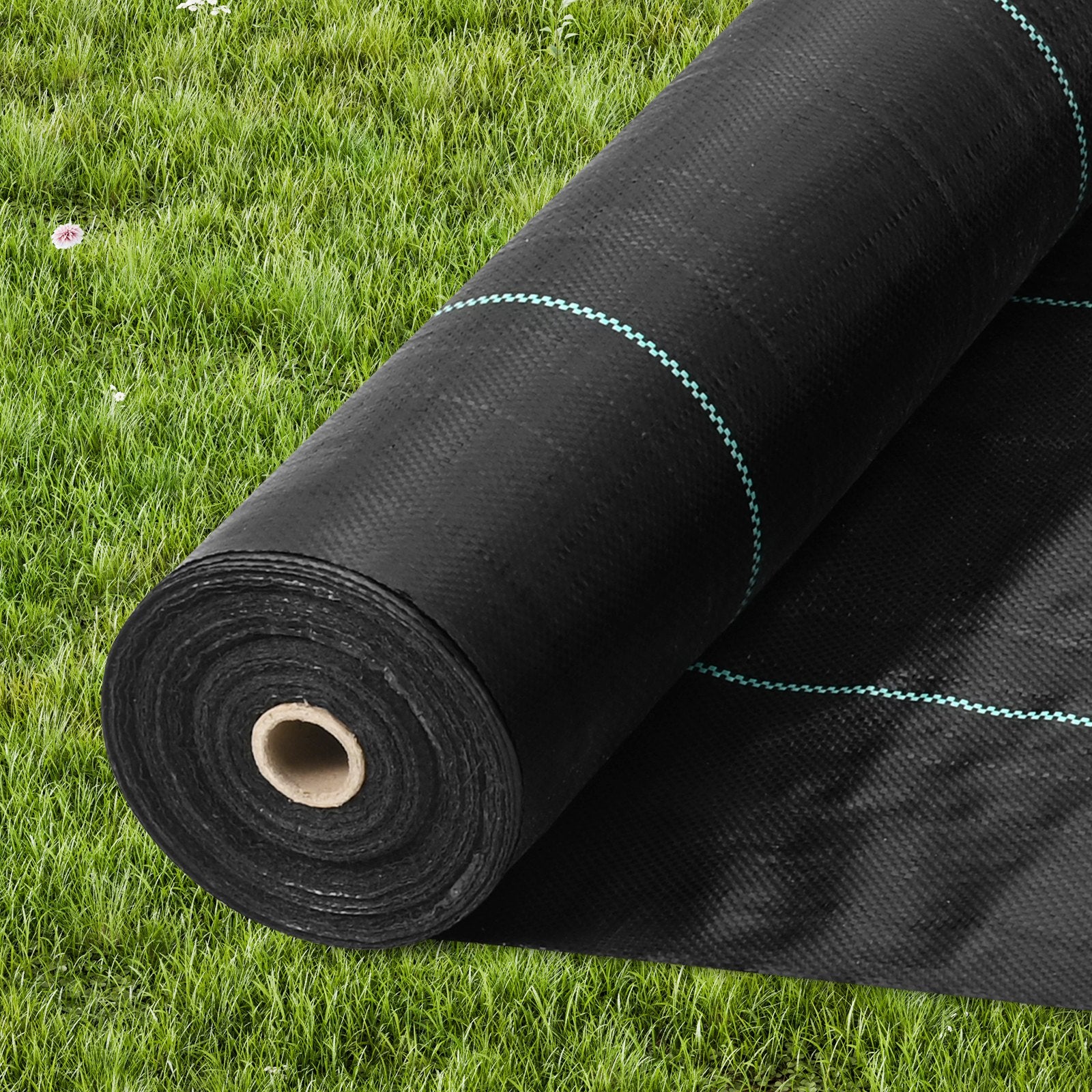 Weed Barrier Landscape Fabric, 6*300FT Heavy Duty Garden Weed Fabric, Woven PP Weed Control Fabric, Driveway Fabric, Geotextile Fabric for Landscaping, Ground Cover, Weed Blocker Weed Mat, Black