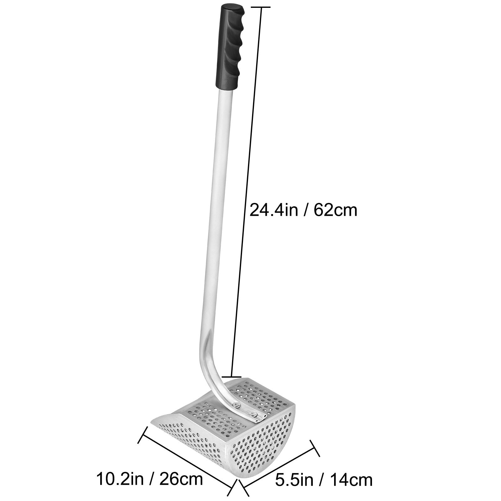 Metal Detector Sand Scoop Metal Detecting Hunting Scoop w/ Steel Handle - Image 8