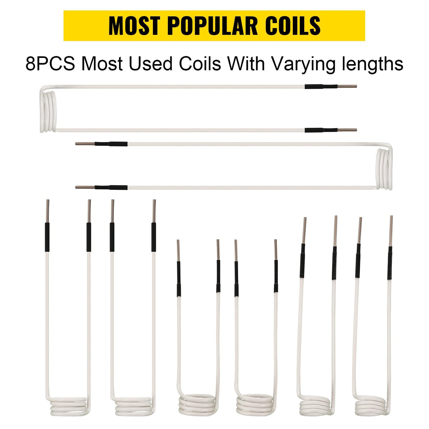 Induction Heater Coil Kit Induction Coils 8PCS For Removing Rusty Bolts - Image 2