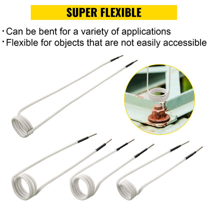 Induction Heater Coil Kit Induction Coils 8PCS For Removing Rusty Bolts - Image 4