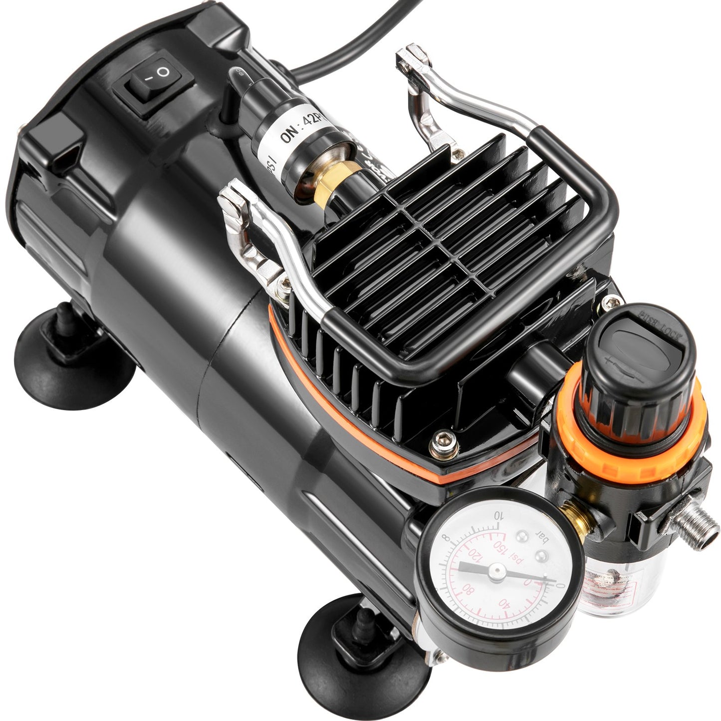 Airbrush Kit Dual-action Airbrush Compressor Art Nail Tattoo Makeup Model - Image 9