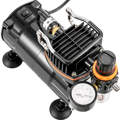 Airbrush Kit Dual-action Airbrush Compressor Art Nail Tattoo Makeup Model - Image 9