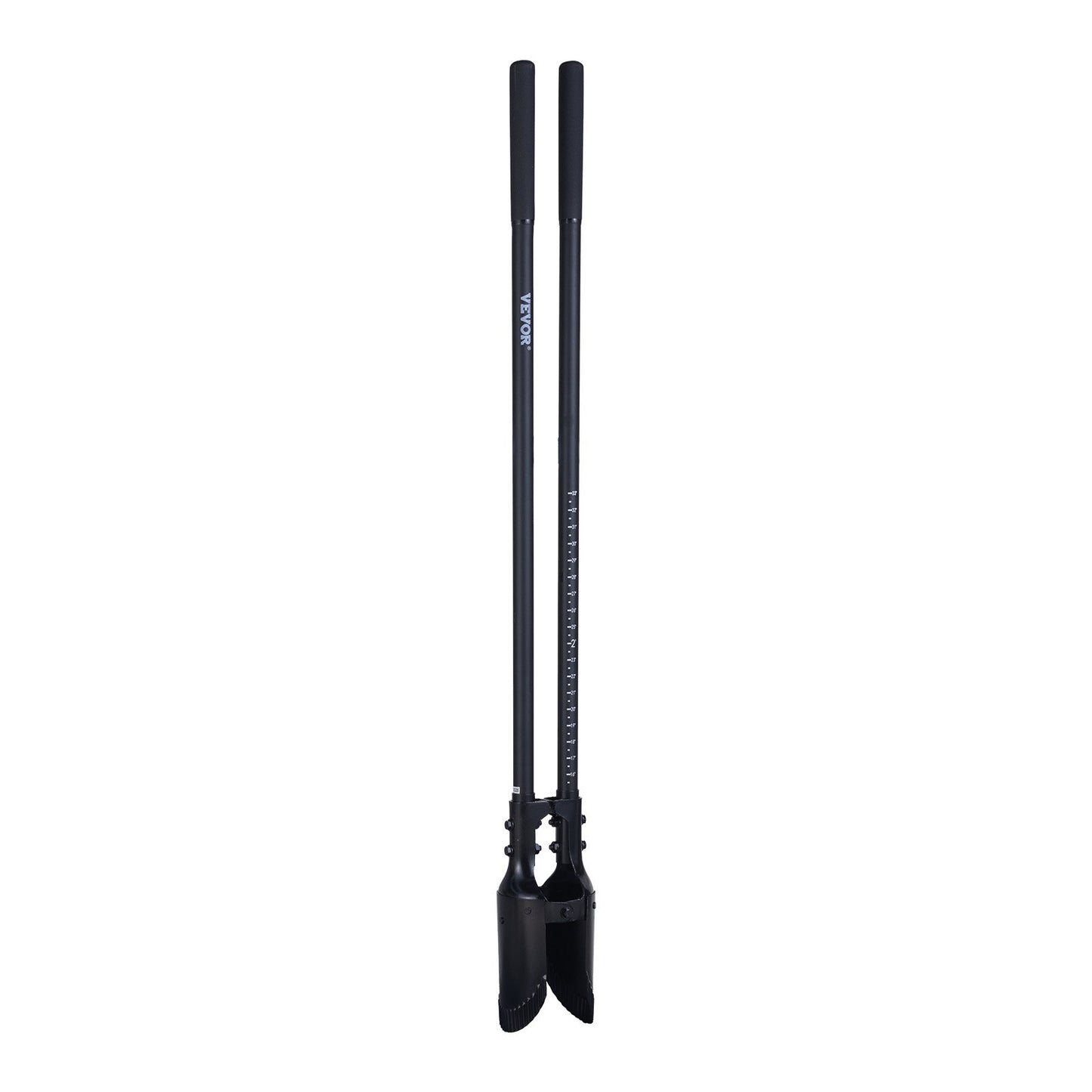 Post Hole Digger, Heavy Duty Post Hole Digger with Fiberglass Handle, Manual Hole Digger with Scale Markings and Metal Blade, Post Hole Digger Tool for Digging Gardening and Outdoors, 1460 mm - Image 9
