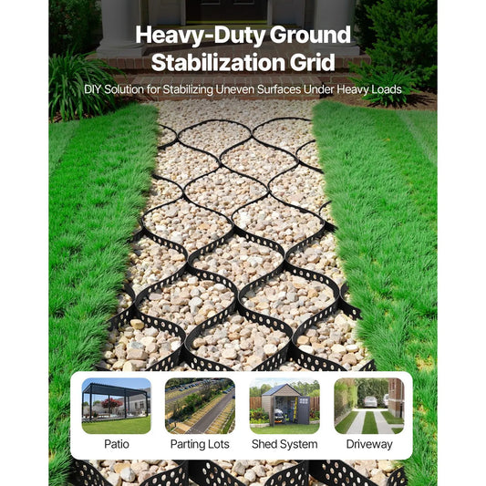 Ground Grid 2-Inch Depth Geocell Grid 16.4x6.5FT / 5000x1980mm for Gravel - Image 2