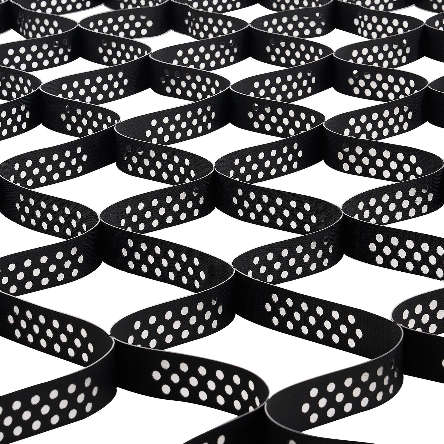 Gravel Grid, 2 Inch Depth, 32.81 x 9.84 FT / 10000 x 3000 mm, 1880 LBS Per Sq ft Grass Ground Retainer, Permeable Geo Grids Driveway Stabilization, for Garden, Patio, Walkway, RV Parking Slopes