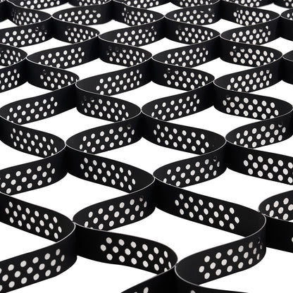 Gravel Grid, 2 Inch Depth, 32.81 x 9.84 FT / 10000 x 3000 mm, 1880 LBS Per Sq ft Grass Ground Retainer, Permeable Geo Grids Driveway Stabilization, for Garden, Patio, Walkway, RV Parking Slopes
