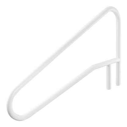 Pool Rail, 137.1 x 81.3 cm Pool Handrail, 100kg Load Capacity Heavy Duty Stainless Steel Swimming Handrail, Seamless Welding, Recessed or Base Mount, for Poolside, Water Parks, Spa Centers
