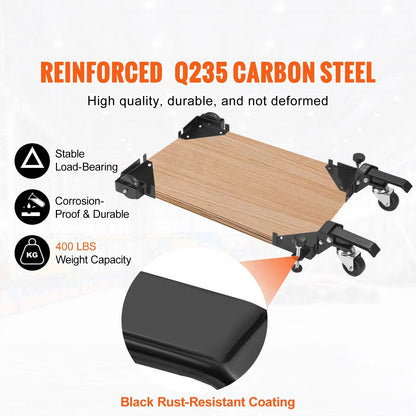 Mobile Base, 181.4 kg Capacity, Adjustable from 241.3 x 241.3 mm to Infinity, Heavy Duty Universal Mobile Base Stand with Swivel Wheels, for Woodworking Equipment, Bandsaw, Power Tools, Machines - Image 2