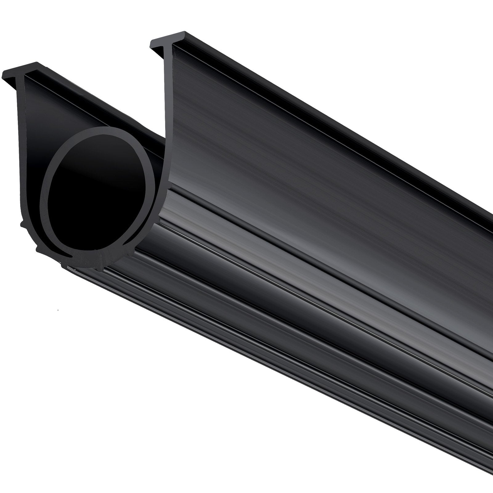 Garage Door Seals Bottom Rubber, U Shape +O Ring Combination Garage Door Bottom Weather Seal, 16ft Weatherproofing Garage Door Seal, 5/16 inch T-ends and 3 3/4 inch Width, for Doors, Black - Image 9