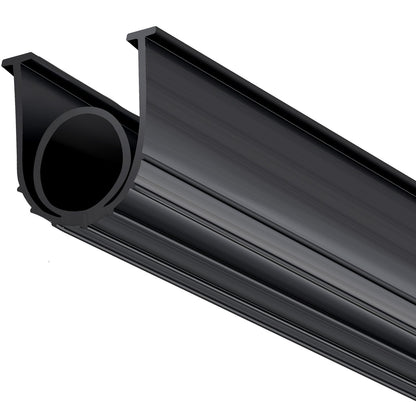 Garage Door Seals Bottom Rubber, U Shape +O Ring Combination Garage Door Bottom Weather Seal, 16ft Weatherproofing Garage Door Seal, 5/16 inch T-ends and 3 3/4 inch Width, for Doors, Black - Image 9