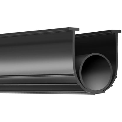 Garage Door Seals Bottom Rubber, U Shape +O Ring Combination Garage Door Bottom Weather Seal, 20ft Weatherproofing Garage Door Seal, 5/16 inch T-ends and 3 3/4 inch Width, for Doors, Black - Image 9